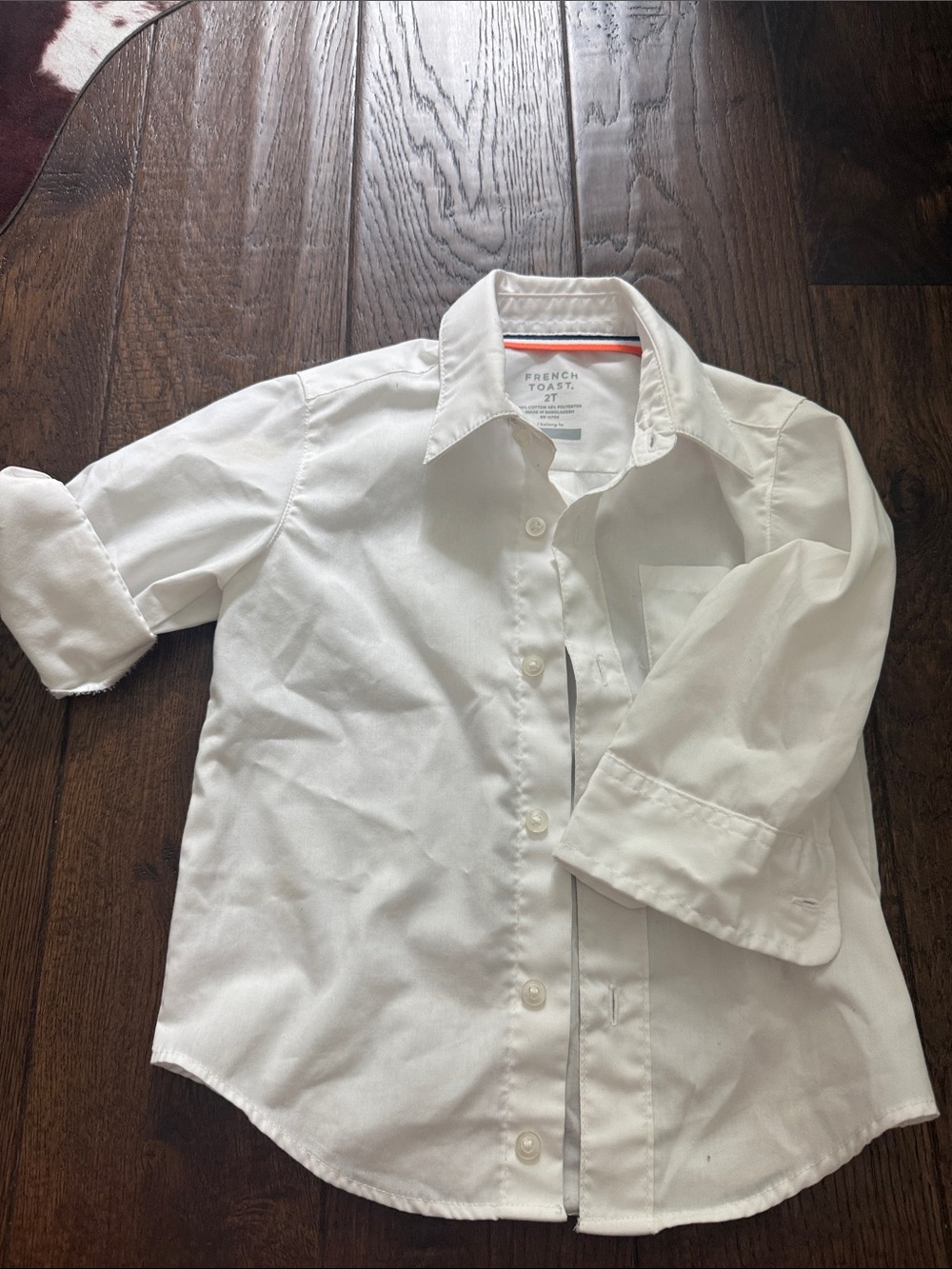 French Toast White Boys' Button-Down Dress Shirt